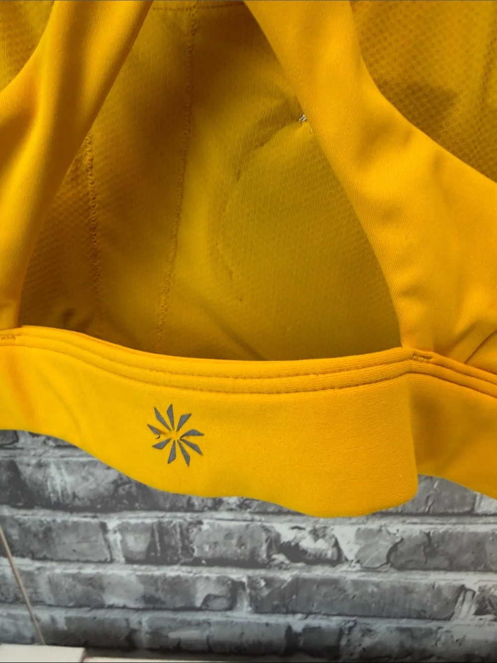 Athleta Women’s‎ Racerback Sports Bra - Mustard Yellow